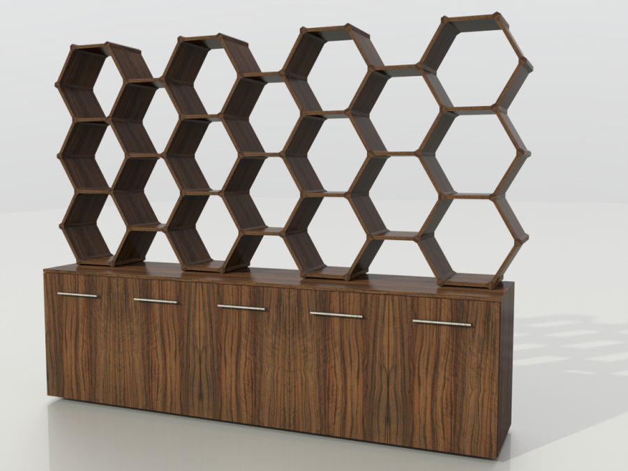 Hexagonal room divider Saffron Walden [1200]